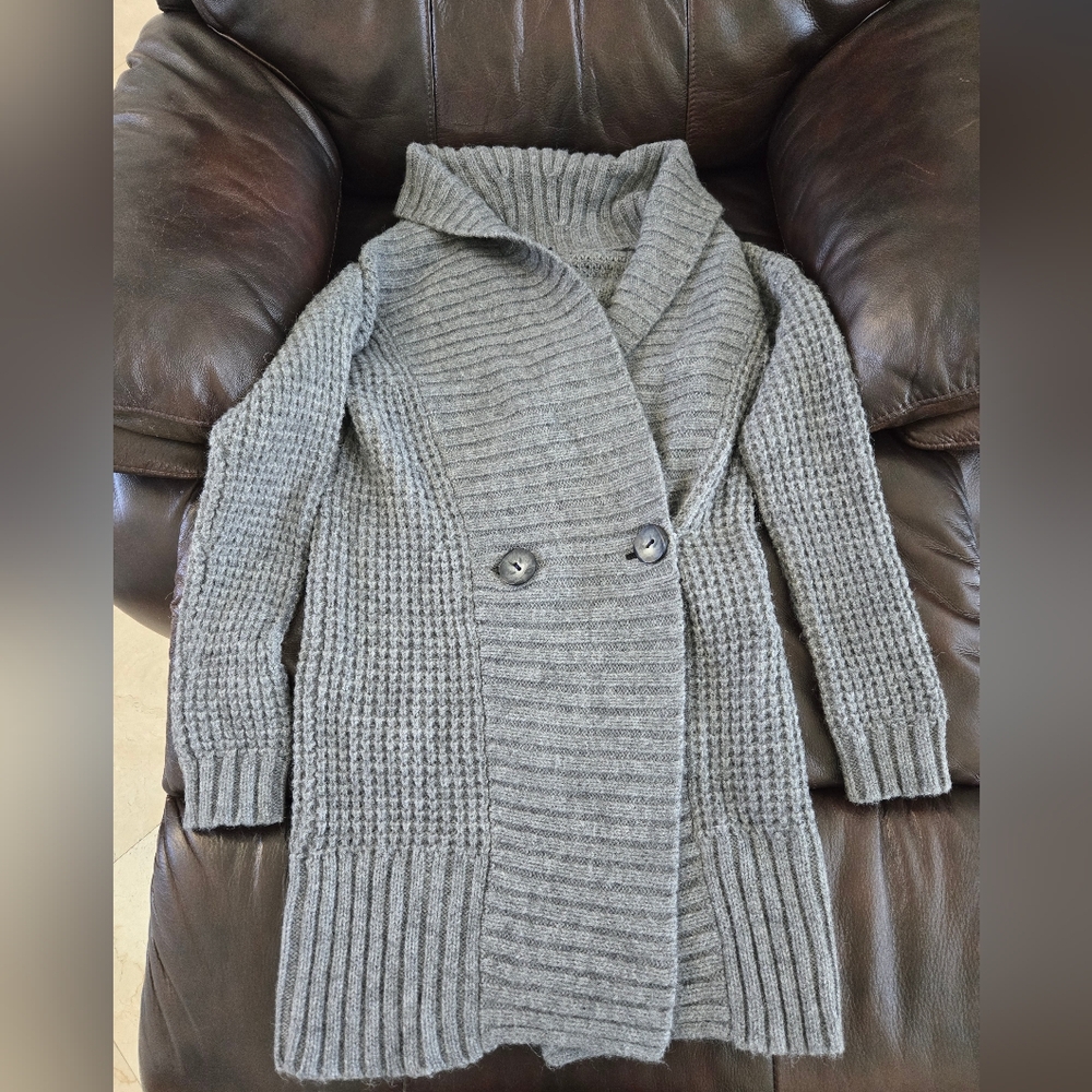 Club Monaco Gray Women's long Sweater cardigan